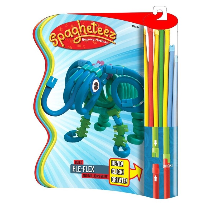 Mukikim Spaghetteez Ele-Flex – Creative and Connectable Elephant Toy for