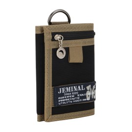 SUKUTU Mens Canvas Trifold Wallet Outdoor Sports Wallet Pocket Purse for Kids