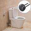 Lexziuo 1PCS Black Round Dual Flush Button - 38mm/48mm/58mm Universal