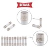 Hilitchi 100pcs 250V 0.5A to 15A Fast Blow Ceramic Fuses