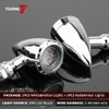 TSUNG 4PCS Motorcycle Bullet LED Front Rear Turn Signal Light