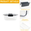 Yomjarl Sliced Cheese Container,Cheese Container for Refrigerator with a Metal