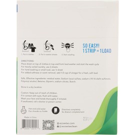 Laundry Detergent Sheets Eco-Friendly Strips, Concentrated Biodegradable Washer Sheets, Floral, 30 Count (Pack of 1)…
