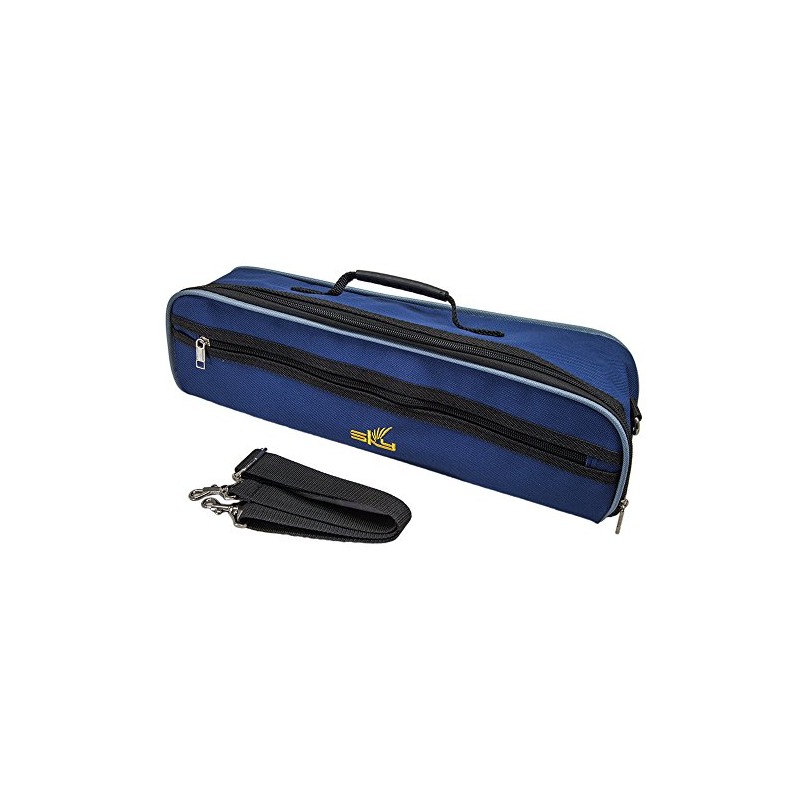 Sky C Flute Hard Case Cover w Side Pocket/Handle/Strap Deep