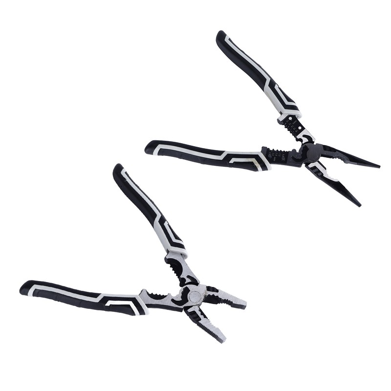 Wire Cutter Needle Nose Pliers Set 9in Multifunctional Labor Saving