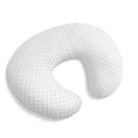 Wsetyy Baby Breastfeeding Pillow Cover, Nursing Pillow Cover for Breastfeeding, Soft Cotton Baby Feeding Pillowcase, Infant Feeding Support Pillows Covers (White, One Size)