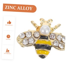 BIUDECO 20pcs Alloy Bee Shape Nail Charms Nail Art Ornaments Safe Alloy Decorations for Creative Designs for Professionals Art