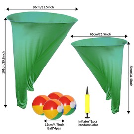 LuxDuo Granny Pants Yard Game - Hilarious Outdoor Party Game for Adults & Kids - Fun Lawn Games for BBQ, Beach, Camping, or Backyard Fun(Green)