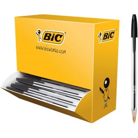 BIC Pen Crystal Extra BP Black BX100 (Each)