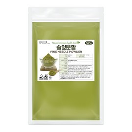 솔잎 가루 분말 500g 국내산 소나무잎 송엽 Pine Needle Powder 500g Domestic Pine Leaf