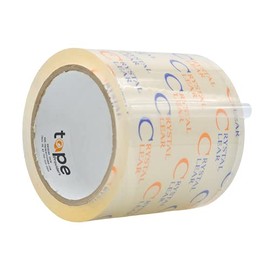 WOD CST22CC Crystal Clear See-Through Packing Tape â 1/2 inch x 110 yds. for Carton Sealing Mailing, Shipping, and Protection, Label Covering, Lamination, and Outdoor Uses.