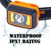 Rechargeable Headlamp – 350 Lumens LED Headlamp Flashlight, IPX7 Waterproof,