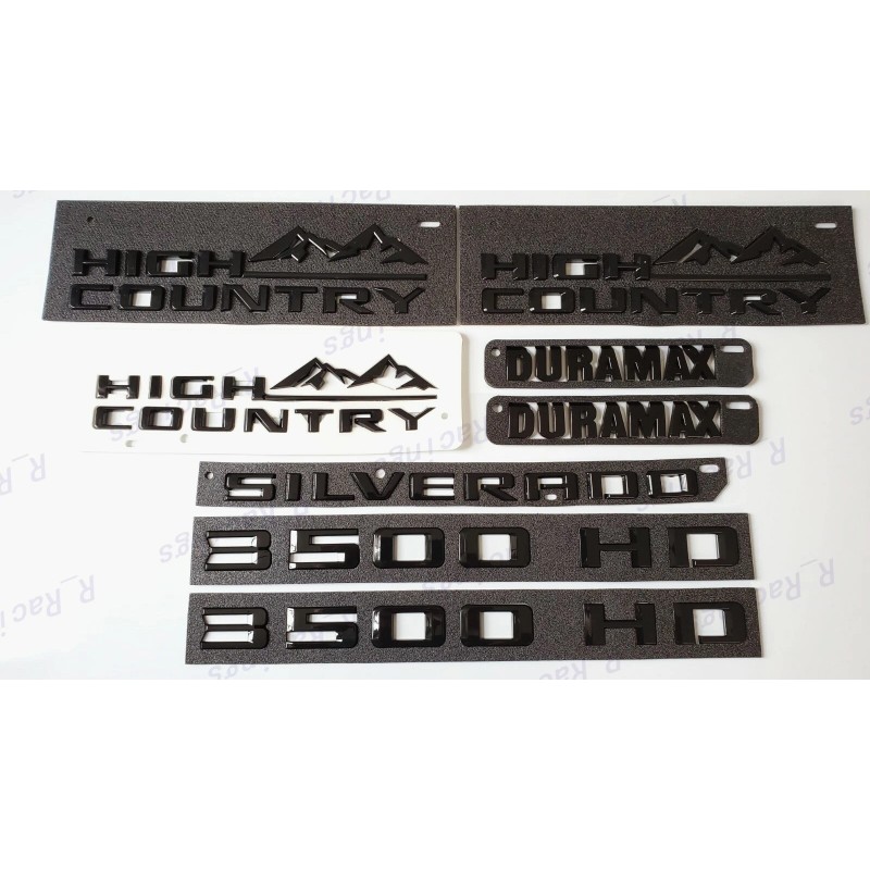 GM Auto 2019-2022 Gloss Black Fender High Country 3500HD Duramax