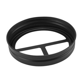 LABRIMP 1pc Stainless Steel Jar Lid Compartment for Jars for Organizing Toothbrushes Toothpaste and Bathroom Accessories Food-Grade Material