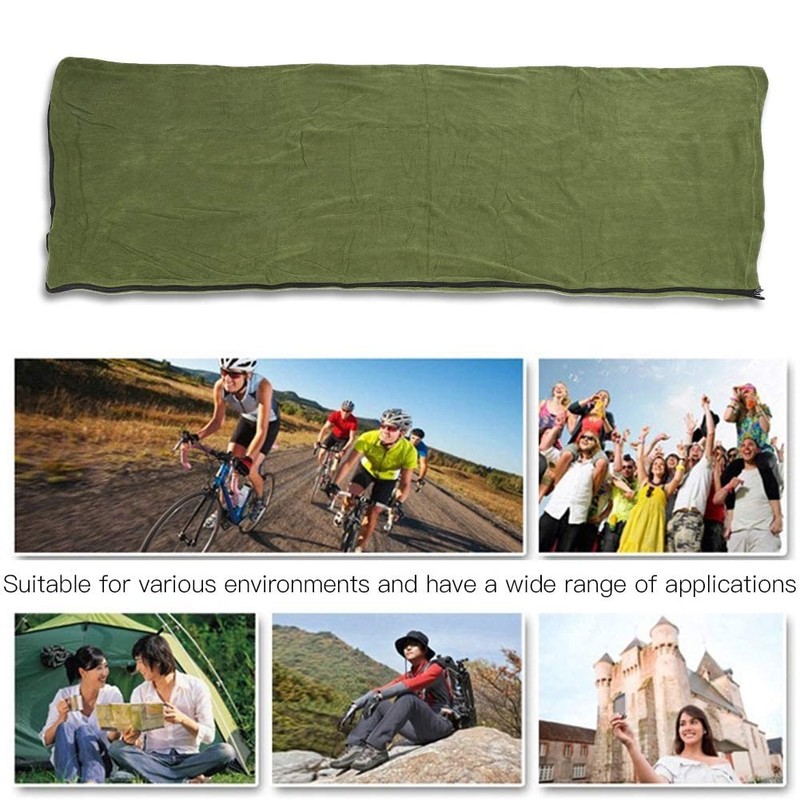 OKBY Sleeping Bag - Outdoor Camping Hiking Envelope Portable Polar