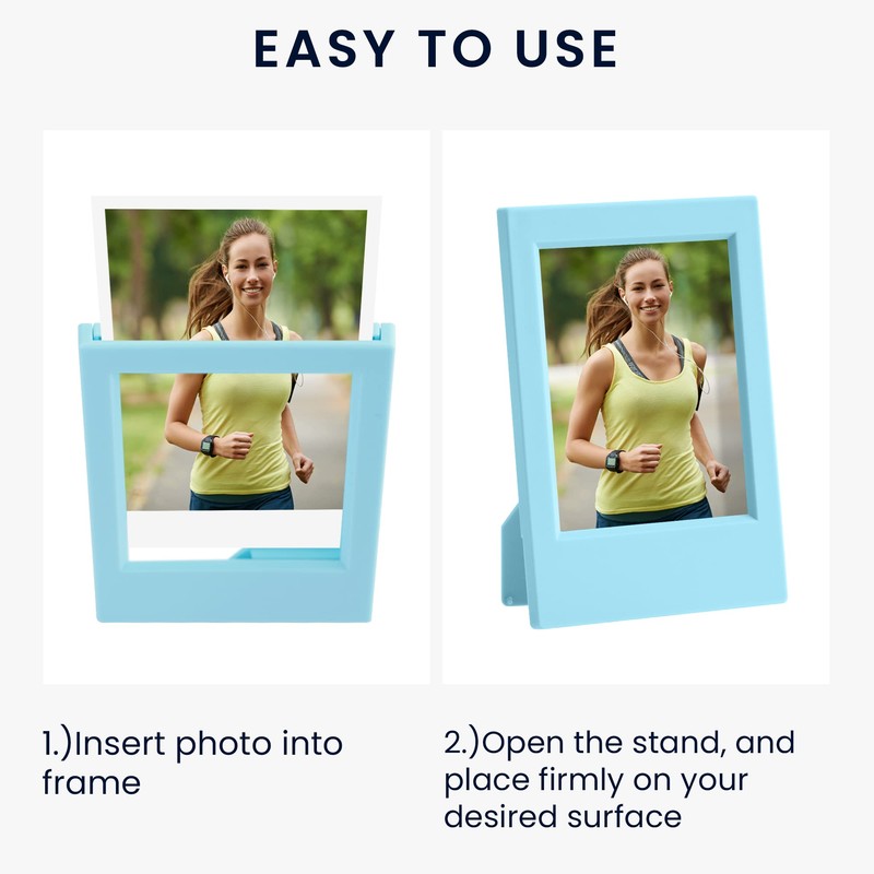 kwmobile 4x Photo Frame for Chiki - Photo Stand Instant