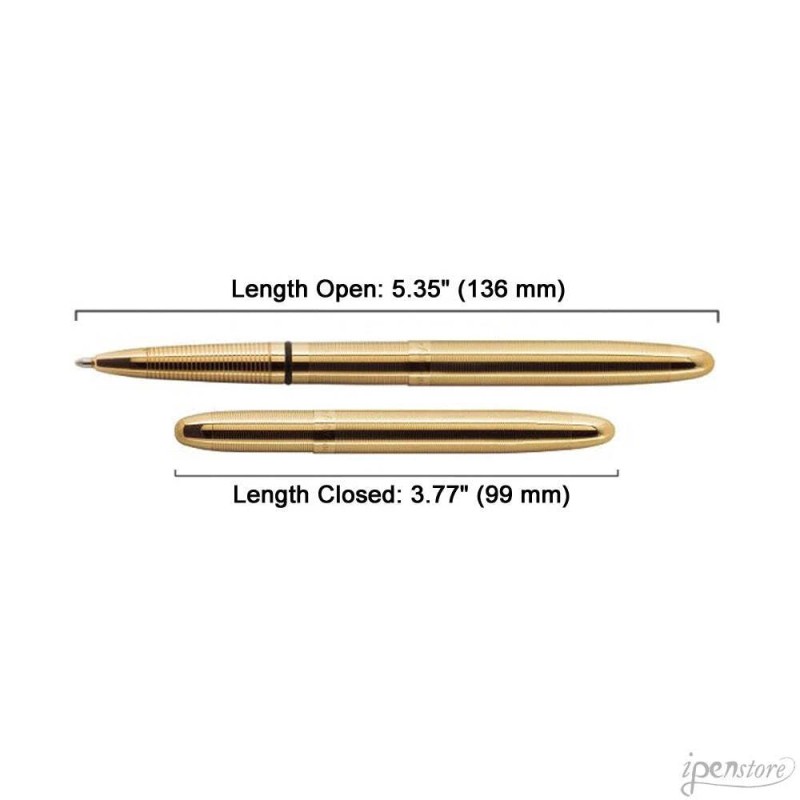Fisher Bullet Space Pen #400G, Lacquered Brass