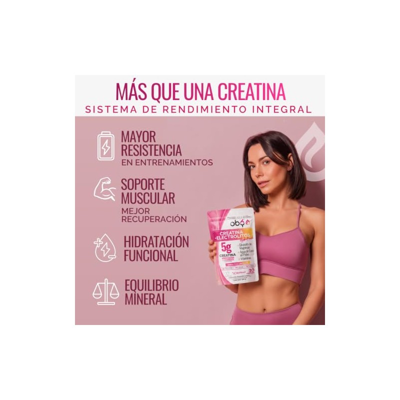 Creatina Monohidratada Micronizada Electrolitos Magnesio Potasio Vitaminas Agua Coco Creatine
