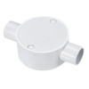 sourcing map 5Pcs PVC Conduit Box Junction Box 2 Way