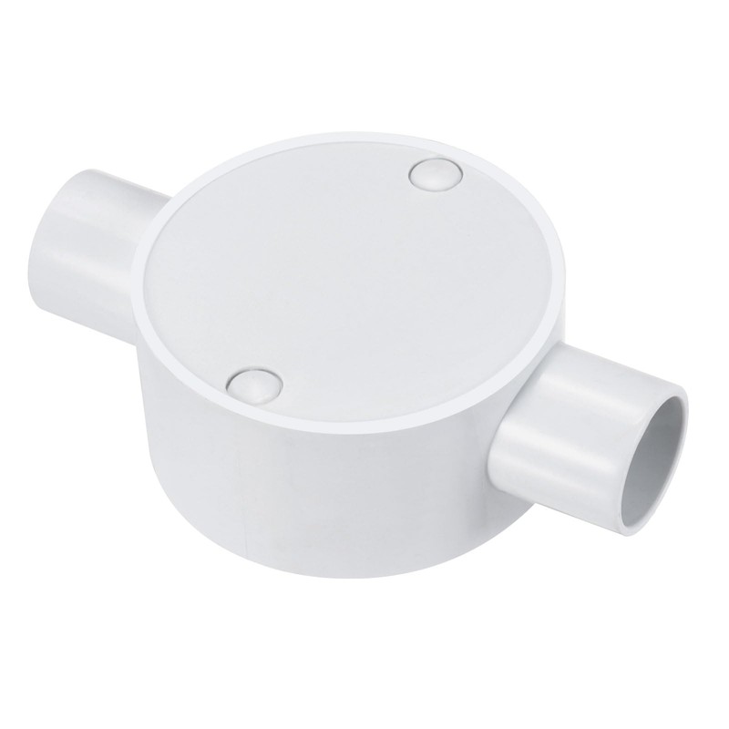sourcing map 5Pcs PVC Conduit Box Junction Box 2 Way