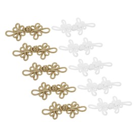BESPORTBLE 10pcs Frog Closure Buttons Set – Traditional Style Buckles for Sewing on Cheongsam - Retro Suits - and Fashion Accessories