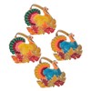 FELTECHELECTR 4pcs Thanksgiving Turkey Maple Shaped Napkin Elegant Napkin Holders