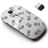 CJCBROES 2.4G Wireless Mouse with Cute Pattern Design for All
