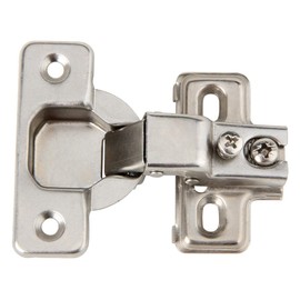 Silverline Face Frame Concealed Euro 105Deg Self Closing Compact Cabinet Hinges, 10 Pack