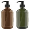2 PCS 10 OZ Pump Bottle Plastic Pump Lotion Dispenser Empty Bottles for Shampoo Lotion Body Wash, Multicolor
