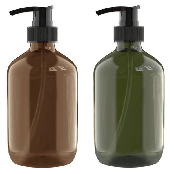 2 PCS 10 OZ Pump Bottle Plastic Pump Lotion Dispenser