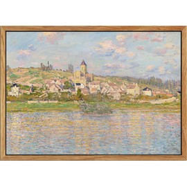 Vintage Framed Canvas Wall Art for Living Room Bedroom Office Decor, Vintage Landscape Forest Tree Wilderness Nature Wall Art, Classical Oil Painting Style Room Decor 12 x 16 inch