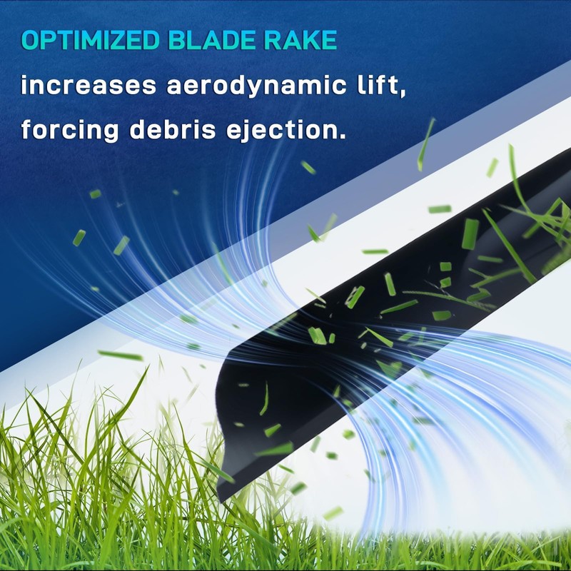 BDELI 42" Mulching Blades Replacement 2 Pack - Compatible with