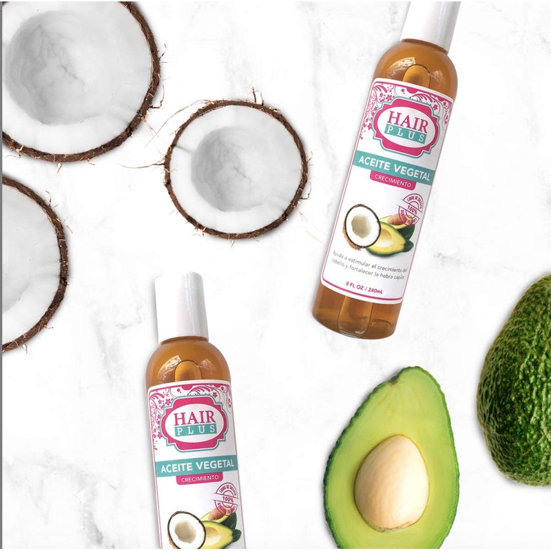 Hair Plus ACEITE VEGETAL (8 OZ)