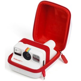 HIYQIN Funda rígida de viaje compatible con cámara instantánea Polaroid Now - Polaroid GO/NOW/NOW+/ONE STEP2 Bolsa de almacenamiento instantánea para cámara con correa de hombro ajustable, color