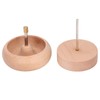 Bead Spinner DIY Beading Turning Bowl 10cm Wooden Manual Beading
