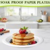 Disposable Paper Plates, Dessert Plates 6 Inch Paper Plates, White,125