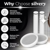 4-Pack Silvery Technology™ Replacement Filters for Handheld Filtered Shower Head