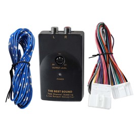 NuIth Add an AMP Amplifier Adapter Interface for Select 2007-2019 Nissan, 2008-2013 Infiniti G37, 2008-2015 Subaru to OEM Car Radio System 2 Channel RCA Output Converter Non Bose System