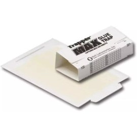 Trapper Max 12-Pack Glue Traps/Boards Scented For Mouse, Rodents & Insects - Non-Toxic