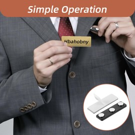 BOHUIZ 12 Pairs Magnetic Curtain Closure, Blackout Roller Blind Accessories, Curtain Magnets Tiebacks, Magnetic Curtain Magnets Clips for Blackout Curtains