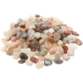 NKlaus 900 g Elegant Moonstone Multicolour 15-25 mm Healing Stones Mineral Stone Adularescence 14682