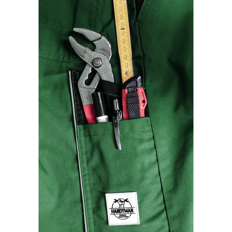 ACE Handyman Men's Elasticated Work Shorts (Ace Handyman) - Green,
