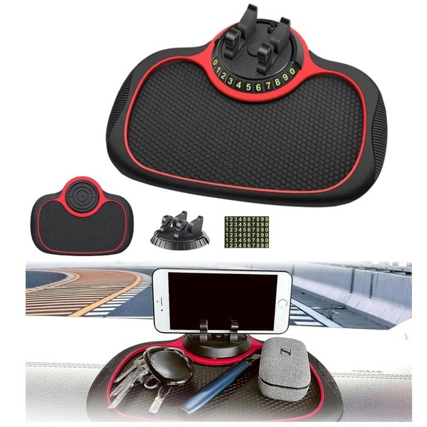 DABATO Multifunction Car Anti-Slip Mat Auto Phone Holder, Car Phone