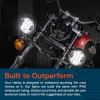 Unbranded For Harley Road King Classic 7" LED Headlight Projector