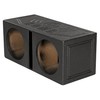Rockville RQB10V Dual 10" Vented Subwoofer Sub Box Enclosure/Bed Liner