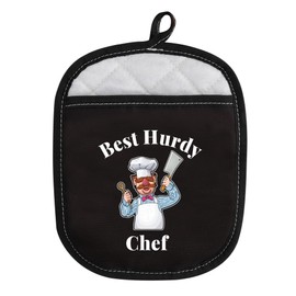 CMNIM Chefs Kitchen Baking Gloves Baker for TV Show Fans Cooking BBQ Hurdy Gurdy Chef- Vert Der Ferk Chef Oven Mitt