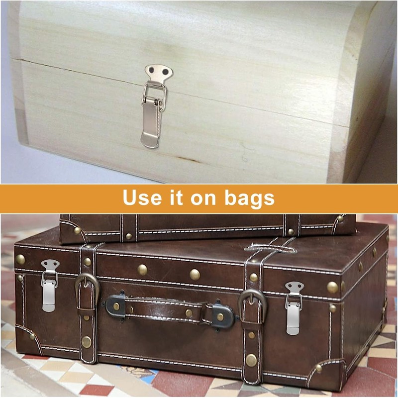 8 Sets Stainless Steel 56 mm Box Lock with 32