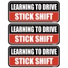 GEEKBEAR Learning to Drive Stick Shift Car Magnet - Colorful,