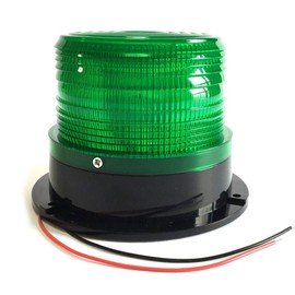 [TradeWind] Warning Light, LED Flashlight, Strobe Light, Patrump, Emergency Signal Light, Flashable, For Cars, Motorcycles, Trucks, Marines, 12/24V (Green)