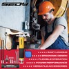 SEDY 17-Piece Heavy Duty Grease Gun Kit: 14oz Grease Tube